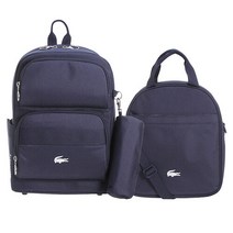 라코스테(잡화) [라코스테] NH4319P53G 크리키 투포켓 백팩세트-네이비
