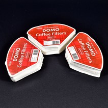 커피거름종이 원두커피여과지100매 1-2인용 커피필터 3팩(300매) - 화이트