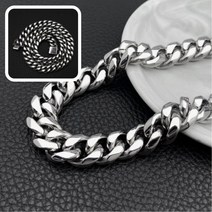 12mm 볼드커브 체인 기부 후원목걸이 -1226hy