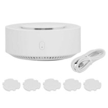 오존 발생기 Ionizer USB 자동차 아로마 디퓨저 주변 조명 벽 장착 미니 아로마 테라피 디퓨저 자동차 가정용|Air Purifiers|, 단일