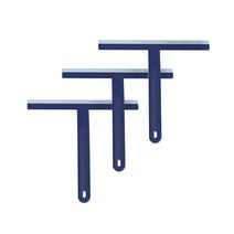 더자카 클리어 플랫 핸드 스퀴지 블루 25 x 25 x 2.5 cm, Free