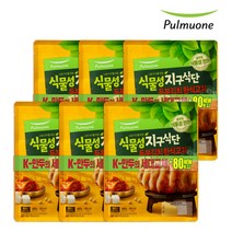 풀무원 식물성 지구식단 한식교자 두부김치만두(440g) 6봉, 식물성 두부김치만두 6봉