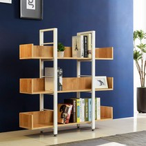 낮은 사무실 진열장 책장 책상 보조선반 학원 센터 사무용수납장 파티션 확장형, 02.1200x1200_화이트 01.LPM-아카시아