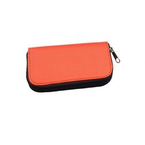 블랙박스용sd카드 메모리 카드 보관 가방 휴대용 케이스 홀더 지갑 MicroSD메모리, 02 Orange_01 no