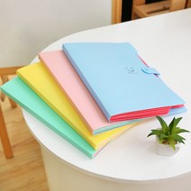 서류정리 아코디언 A4용지 파일함 제품설명서 계약서 상장 노트 수첩 보관 똑딱이 단추 학교 사무실 랜덤