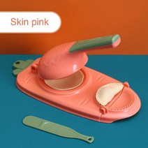만두기계 만두제조기 만두빚는기계 성형기 설날 떡국 Manual Dumpling Maker Mould 3 In1 Portable Skin Pr, 03 2 in 1 Pink