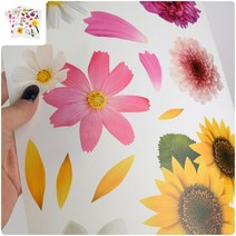 YOLOMAM 꽃 스티커 5매 공방스티커 데코시트