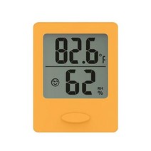 수분 습도 측정 가정용 미니 실내 고정밀 전자 온도계 습도계 온도 센서 LCD 디지털, [03] Orange