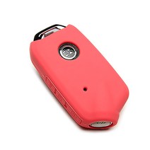 케인즈 KE-25. 기아 스팅어 스마트키 실리콘 케이스 키홀더, 핑크레드