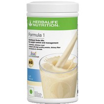 Herbalife Nutrition Formula 1 영양 쉐이크 믹스 - 500g 체중 감량 Shake Meal Replacement 단백질 파우더 (Kulfi 500g)