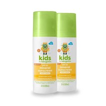 Babyganics SPF 50 아동용 선 스크린 로션 UVA UVB 보호 | 방수 및 땀 방지 비 성 2팩 170g(6온스), Roller Ball