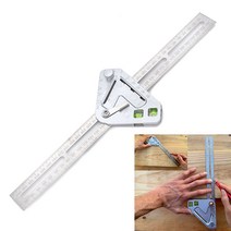 스텐레스 각도자 레벨 직자 수평계 수평자 목공자, 스텐레스 각도 레벨 직자