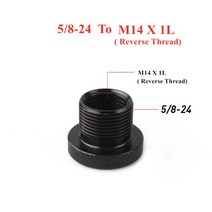 엔진 오일 필터 NAPA 5/8 WIX 1/2 용 배럴 스레드 어댑터 4003 "X 24 ~ M14x1 연료 필터 개, 05 5-8-24 To M14 X 1L