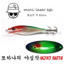 홍간 또하나의야심작2탄 미니 스몰 레이져에기 갑오징어 한치 쭈꾸미 공략, 2.레드헤드