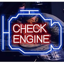 네온 등 간판 감성 조명 LED led 오픈 open 체크 엔진 사인 Led 자동 방 차고 수리점 벽 장식 바 파티 클럽 야광 분위기 램프 USB 전원, [04] White