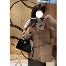 여성 편안한스타일 마데이라 가을 유럽풍 포켓 알파카코트