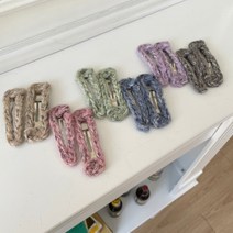 땋은니트똑딱삔 포인트삔 윈터삔 똑딱삔 귀여운니트삔