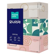 모나리자 각티슈 280매 각티슈/미용티슈 3개입, 4개