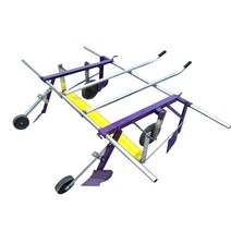 초 밀착 1인용 수동 비닐 피복기 멀칭기 텃밭 관리기, 100cm 고융기형