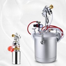 압송탱크 압송기 페인트 분사기 후끼 에어리스 도장기 락카 스프레이 건, 2리터 + 2.5구경 건 2미터 튜브