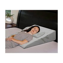 InteVision 초대형 폼 침대 웨지 베개33 x 30.5 7.5 및 머리받침 베개가