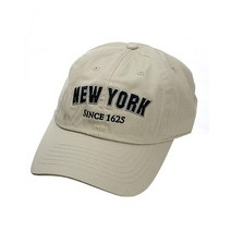 NYFASHION101 유니 NYC 뉴욕 시티 자수 조절 가능한 로우 프로파일 캡 카키 11개. One Size, 11 Putty