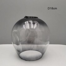 형광등덮개 커버 가리개 D15cm D18cm 오목 유리 그늘 교체 DNA 매직 콩 조명 45cm 오프닝 fitter 전등 갓 E27 스크류 소켓, fading grey D18cm, fading grey D18cm