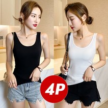 코마드 스판 데일리 이너 나시 4P WUM043M