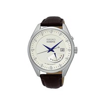 무상 세이코 SEIKO 키네틱 쿼츠 남성 손목시계 SRN071P1 실버