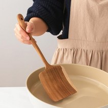 이영자 뒤집개 나무주걱 조리도구 볶음주걱 대왕뒤집개 전참시 이국주, 와이드뒤집개, 1개