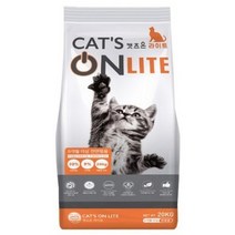 팜스코 6개월 이상 캣츠온라이트 고양이 사료, 20kg x 3개, 닭