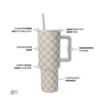 Simple Modern 보온병 텀블러 손잡이와 빨대 뚜껑이 있는 심플 모던 40oz | 보온컵 재사용 가능한 스테인레스 물병 여행용 머그컵 컵홀더 친화적 여성용 선물 그녀 트렉