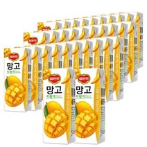 델몬트 망고 팩 주스 190ml 32개 미니 과일 음료 드링크 교회 회사