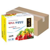 에이스 명품 위생장갑 500매, 5개