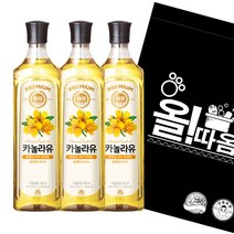 올따옴) 해표 카놀라유 900ml 3입, 1개