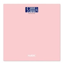 휴비딕 디지털 체중계 HUS-309(50g정밀측정/온도표시/체중증감표시), HUS-309, 핑크