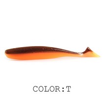 2021 supercontinental shiner 50mm 100mm 낚시 미끼 부드러운 인공 큰 파이크를 연결하기 쉬움, 20 T_02 75mm 16pcs
