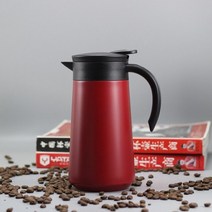 보온 보냉 주전자 800ml 이중 벽 진공 플라스크 스테인레스 스틸 열 절연 냄비 커피 차 병, 04, 0.8리터