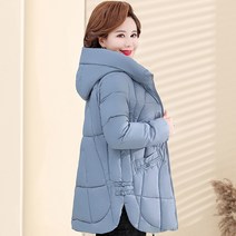 DFMEI 중년맘 도톰패딩저고리 미디 에스닉 빅사이즈 다운패딩
