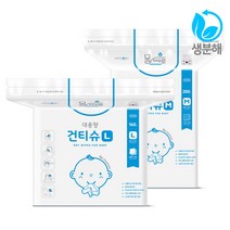 물따로 오리지날 대용량 신생아건티슈 L 640매