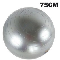 65 75 85cm 훈련 요가 공 스포츠 Fitball Palla Fitness Pelota 필라테스 체육관 공 Balon 운동 공 모션 플랫폼 장비, 75cm 그레이