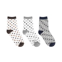 여자중목 기본 일반면 양말 전체 별패턴 3종색상 택1