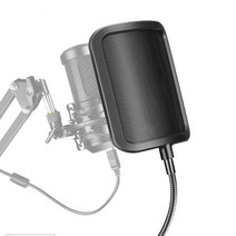 메탈 스크린 안티노이즈 팝필터 콘덴서 마이크 스탠드 설치 AC-M33 POP FILTER, AC-M33 팝필터 + M5관절 스탠드(화이트)