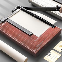 A5 A4 A3 필름 종이 재단판 컷팅기 절단기 380x460, A4 브라운 우드 업그레이드24cm 110mm