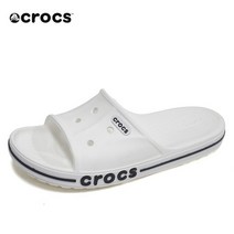 크록스 바야밴드 슬라이드 슬리퍼 화이트 205392-126