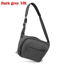 카메라 슬링백 크로스백 가방 케이스 Organizer 백팩 보관 slr canon 즉석, 다크 그레이 10리터