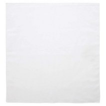 대형 100% 면 단색 반다나 55.9 x cm 22 인치 핫핑크 단품 맞춤 프린팅 손수건 머리띠 헤드 스카프용 양면, White