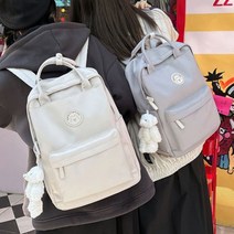 사각 캐주얼 백팩 신학기 학생 패션 책가방 5color