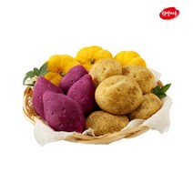 햇쌀마루 냉동 디저트 리얼 감자빵 고구마빵 단호박빵 3봉 카페 디저트 메뉴 추천, 고구마빵 90g 15개입 X 3봉