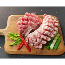 [생와사비소스증정] 국내산 한돈 생삼겹 껍데기오겹살 수육용 구이용 돼지고기 500g, 오겹 1cm